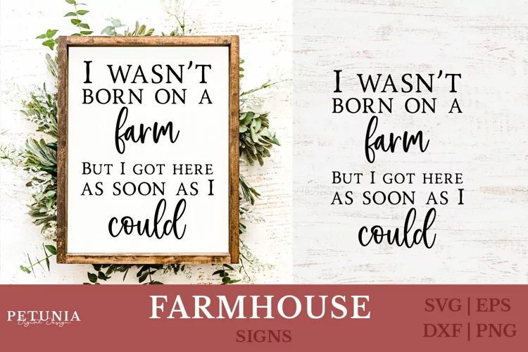 Farm Life Signs SVG | Farmhouse Signs