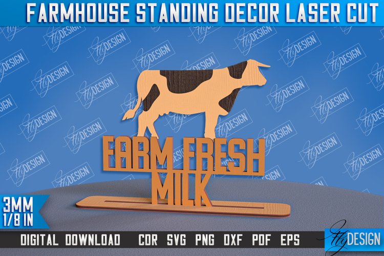 Farmhouse Standing Decor | Decorative Standing | Farm Family example image 1