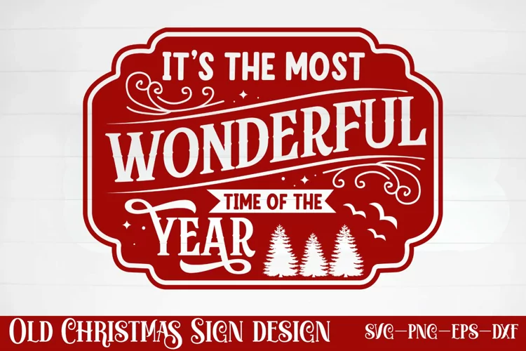 It's the most wonderful time of the year SVG, Christmas SVG