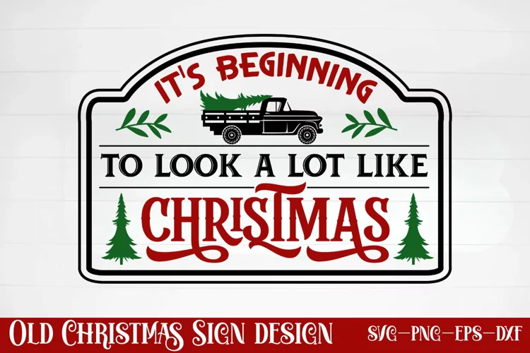 It's beginning to look a lot like christmas SVG