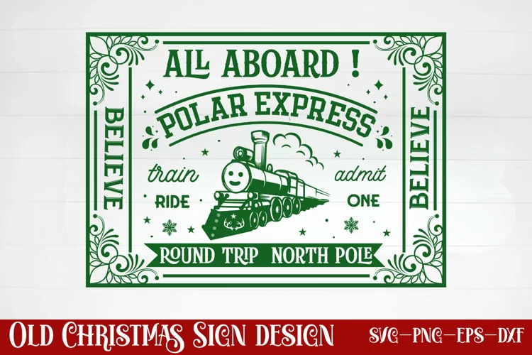 Believe All aboard ! polar express train ride admit one roun