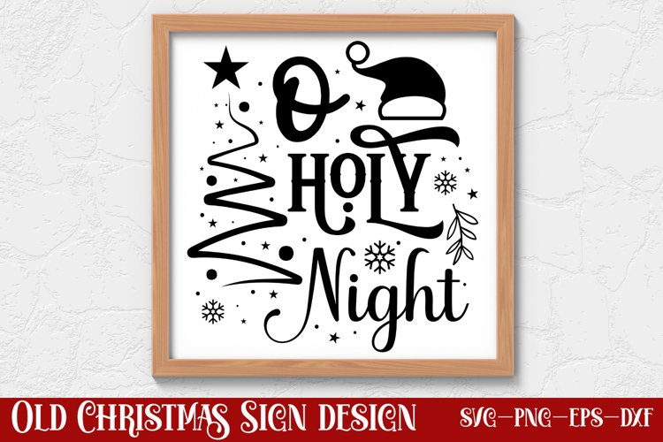 O holy night SVG, Christmas SVG