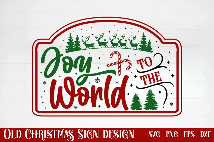 Joy to the world SVG, Christmas SVG