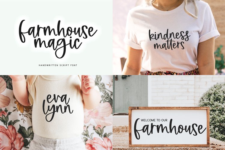 Farmhouse Font Bundle - Handwritten Fonts | Part 3