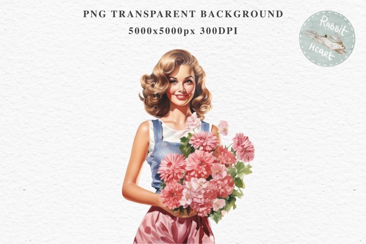 Fashion Lady Pin up Royal Vintage Women PNG Romantic Girl Victorian Flower Transparent junk journal collage scrapbooking designs sublimation printable files  watercolor antique romantic girl illustration paper craft, Victorian Lady Clipart, Royal Women PN
