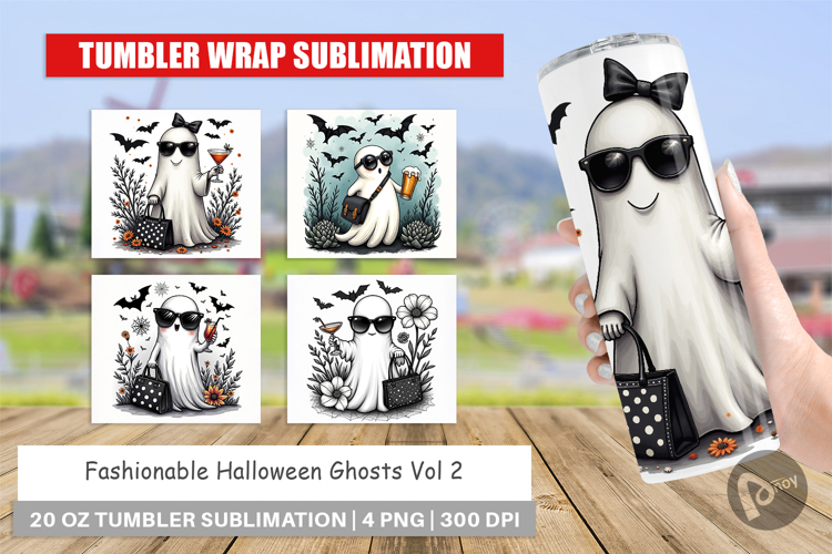 Fashionable Ghosts Tumbler