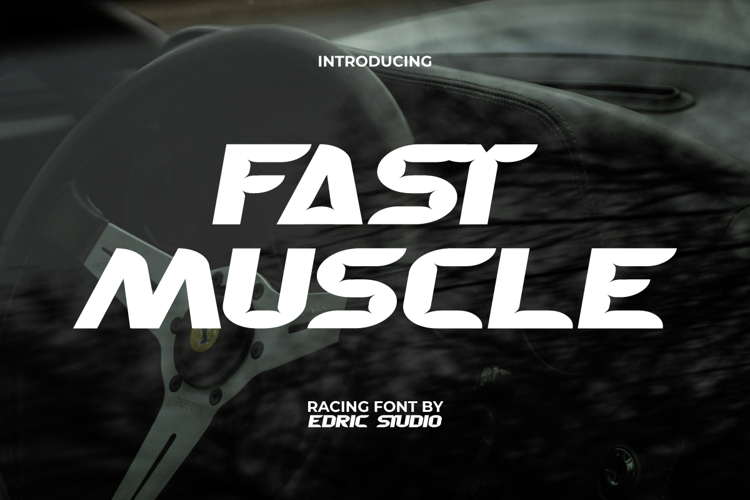 Fast Muscle Font