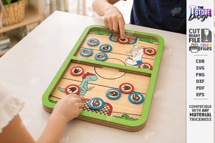 Fast Sling Puck Game Laser Cut | Board Game | Tabletop Game