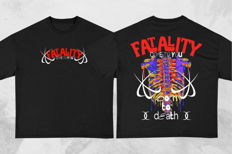 Fatality Brutalism T shirt Design