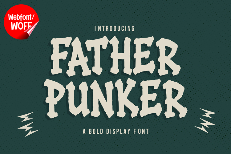 Father Punker - Punk Display Webfont