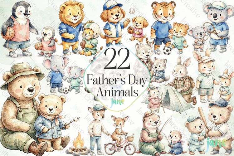 Fathers Day Animals Bundle