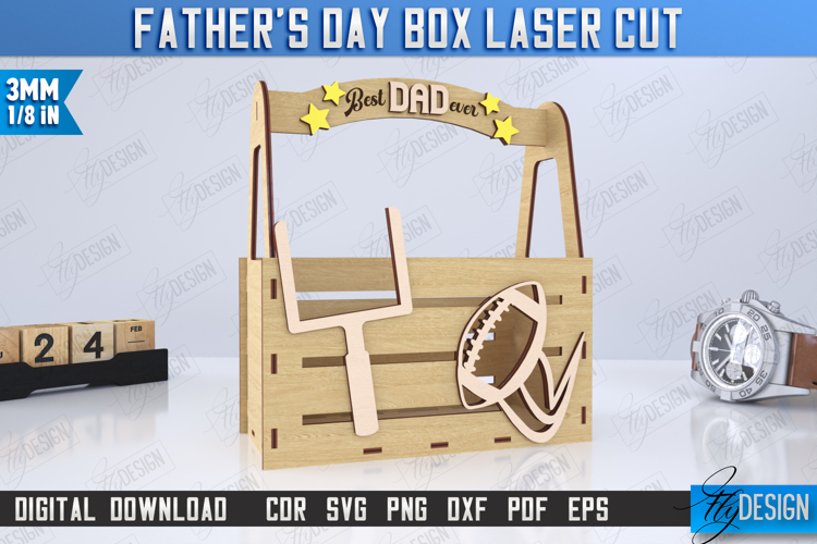 Father’s Day Gift Box | Storage Box | Toolbox | CNC File
