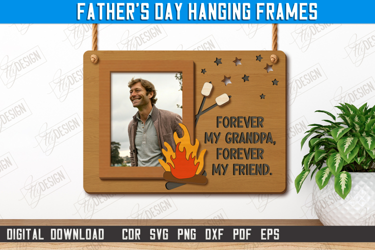 Fathers Day Hanging Frames | Gift Idea | Wall Décor | CNC