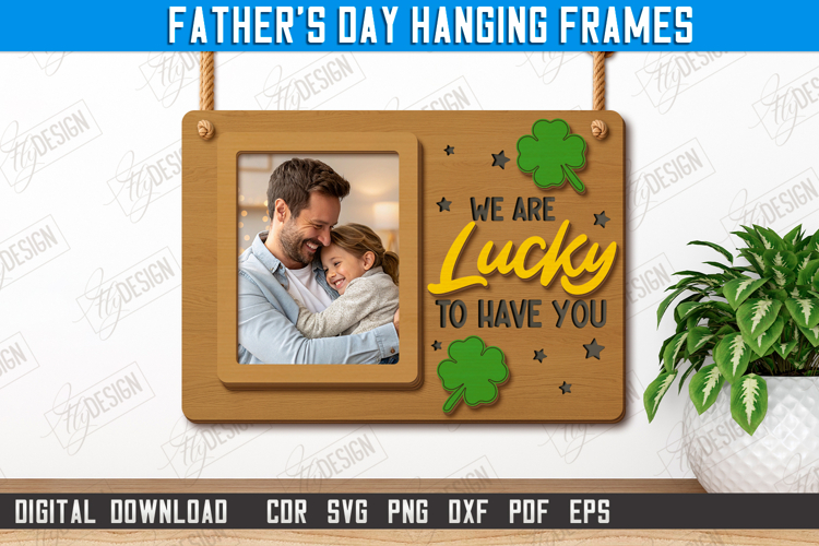 Fathers Day Hanging Frames | Gift Idea | Wall Décor | CNC