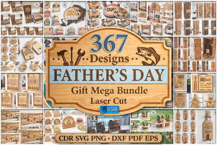 Fathers Day Laser Cut Mega Bundle | Fathers Day Laser |CNC