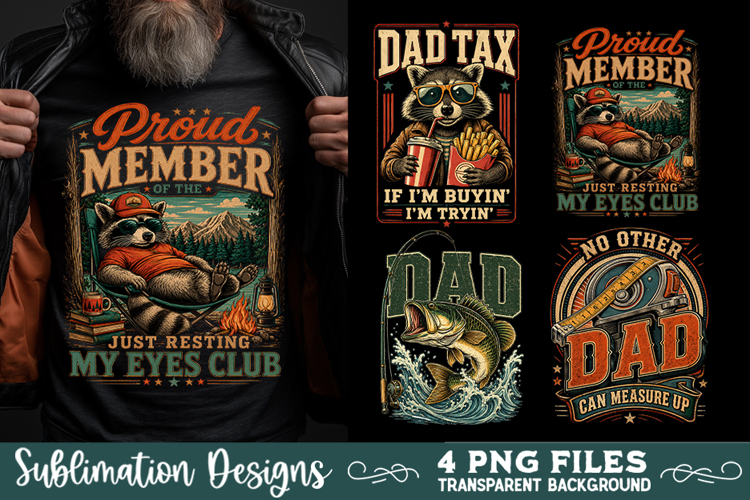 Dad sublimation PNG, Father 4 PNG, Fathers day PNG