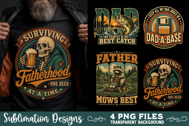 Dad sublimation PNG, Father 4 PNG, Fathers day PNG