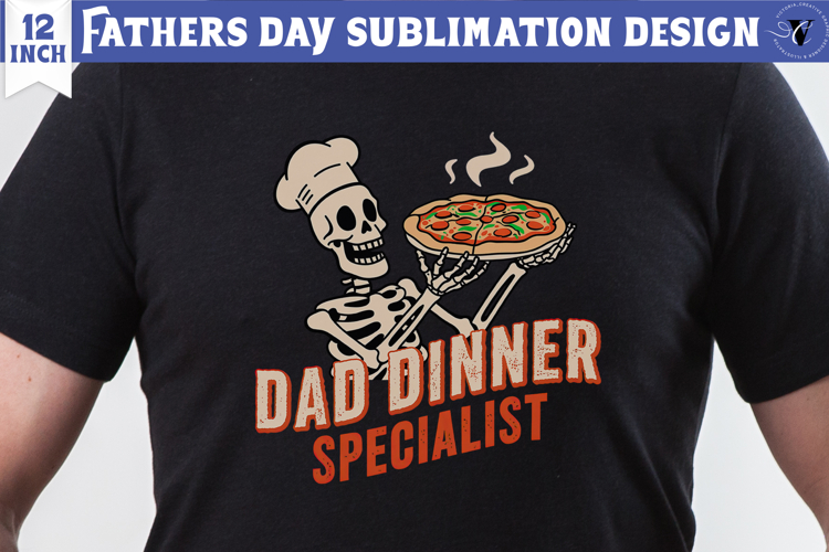 Fathers Day Sublimation Design | Dad dinner specialist png
