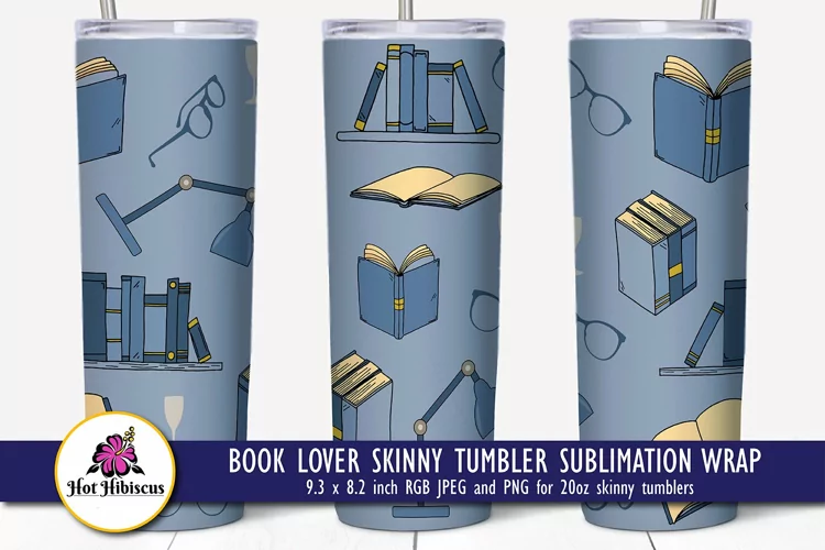 Book Lover Tumbler | Fathers Day Tumbler Sublimation
