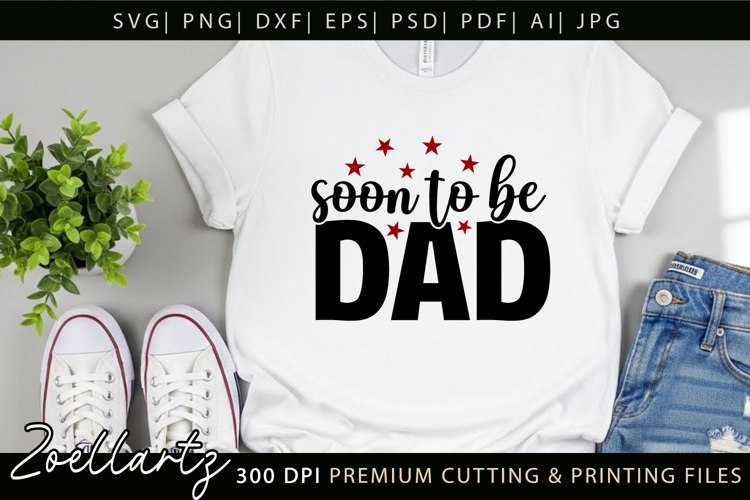 Fathers Day SVG Cut File Dad Daddy Papa SVG Dad T-shirt Mug