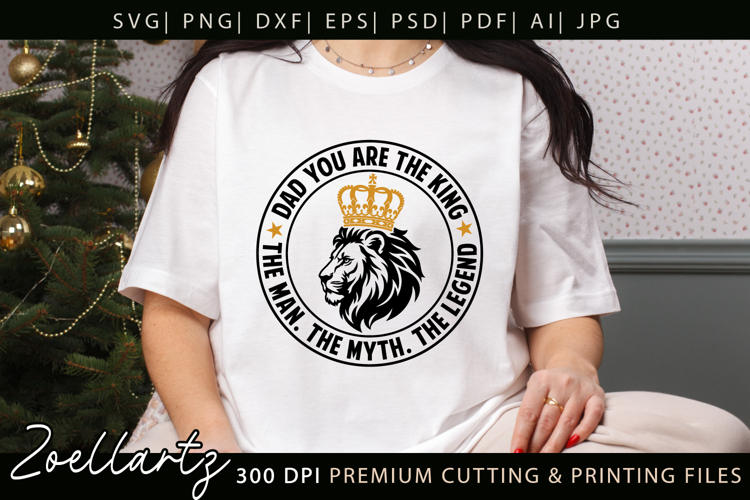 Fathers Day SVG for Cricut Papa Daddy Dad T-shirt Mug Design