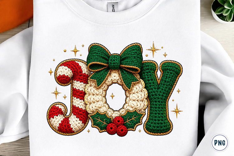 Faux Embroidery Joy Png