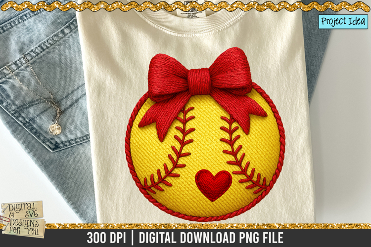 Softball Clipart Image 10