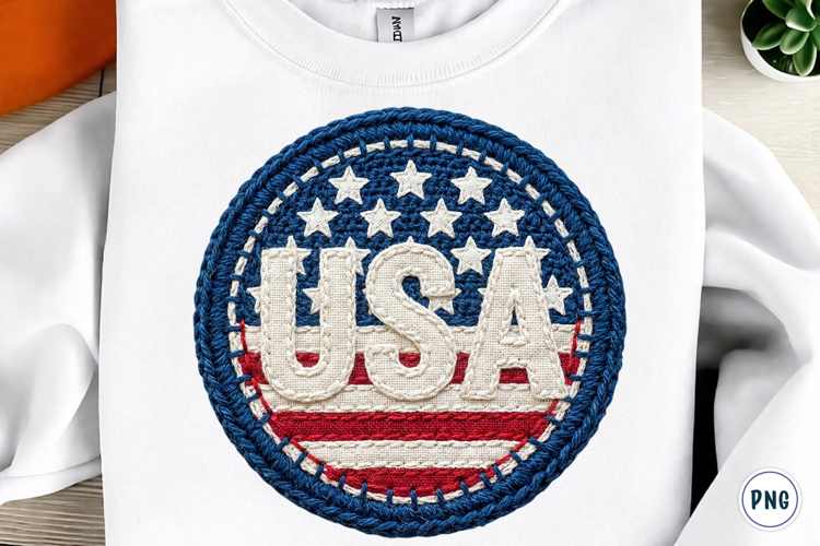 Faux Yarn 4th Of July Png example image 1