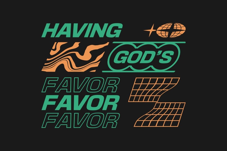 Favor Christian Streetwear T-shirt Design