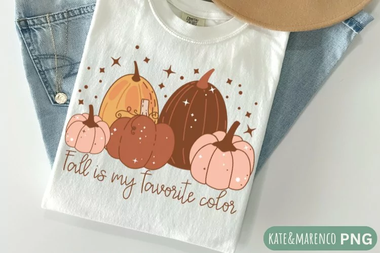Retro Fall PNG | Retro Pumpkin PNG | Retro Halloween PNG