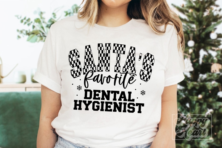 Santas Favorite Dental Hygienist SVG PNG - Dental Assistant
