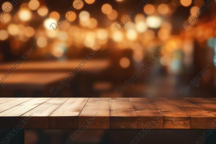 Product Display Empty wooden Table Background Wallpaper example image 1