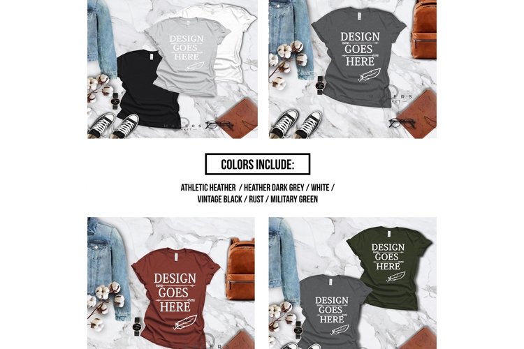 White Tshirt Mockup Image 17