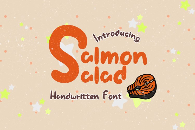 Salmon Salad - A Quirky Handwritten Font example image 1