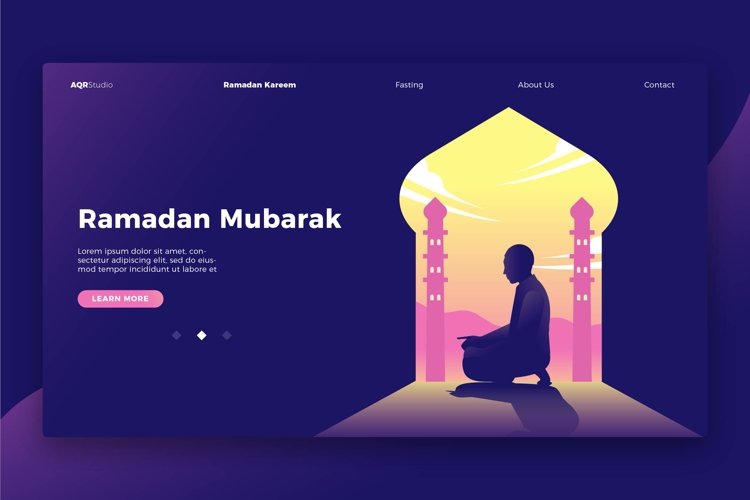 Ramadan Mubarak - Banner   Landing Page