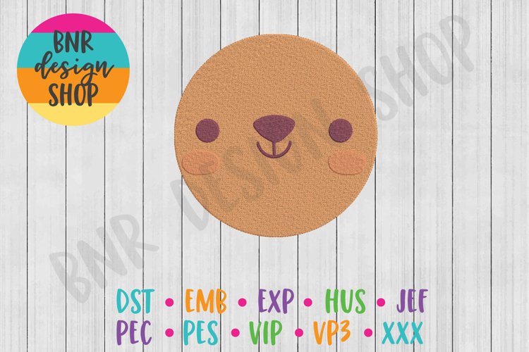 Bear Face Clipart Image 14