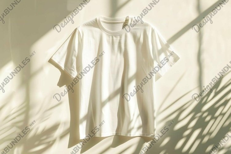 White T-Shirt Flat Lay