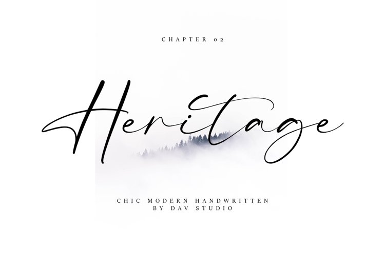 Heritage - Chic Modern Font example image 1