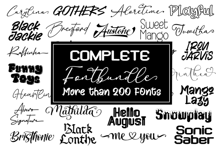 COMPLETE FONTBUNDLE