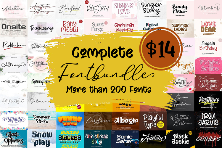COMPLETE FONTBUNDLE