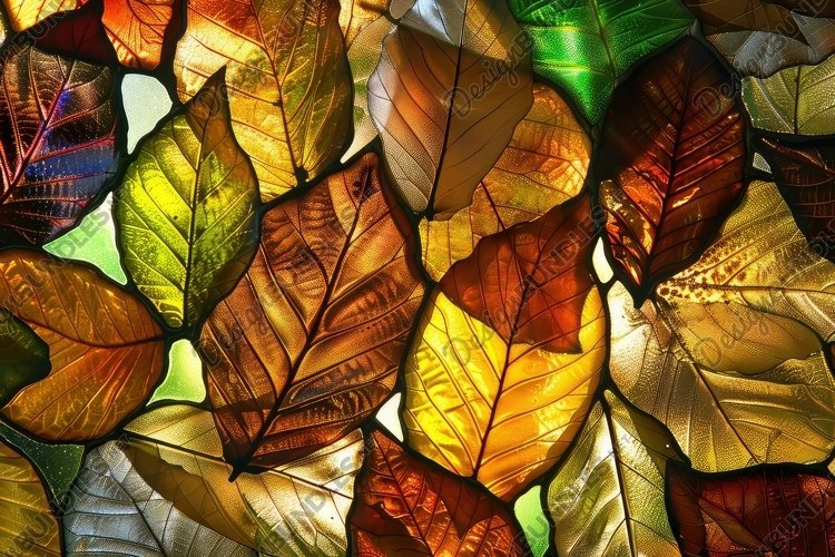 Stained Glass Texture Image 19