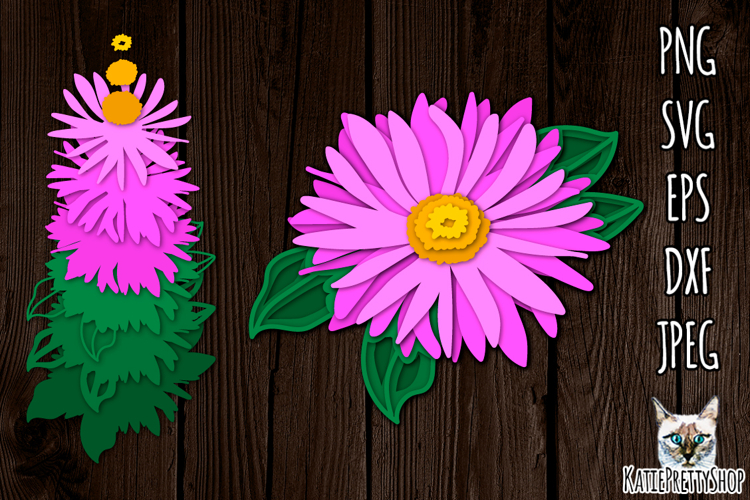 Layered Flower Svg Image 17