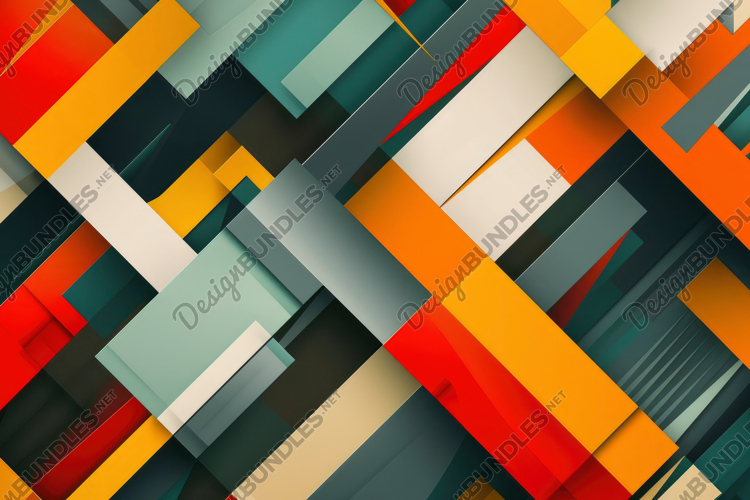 Abstract Geometric Shapes Background Wallpaper