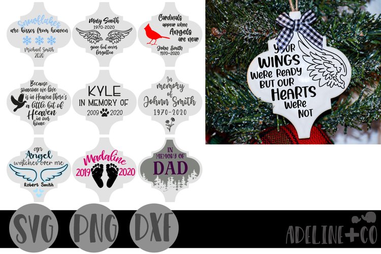 Download Arabesque Memorial Ornament Bundle 1009734 Cut Files Design Bundles