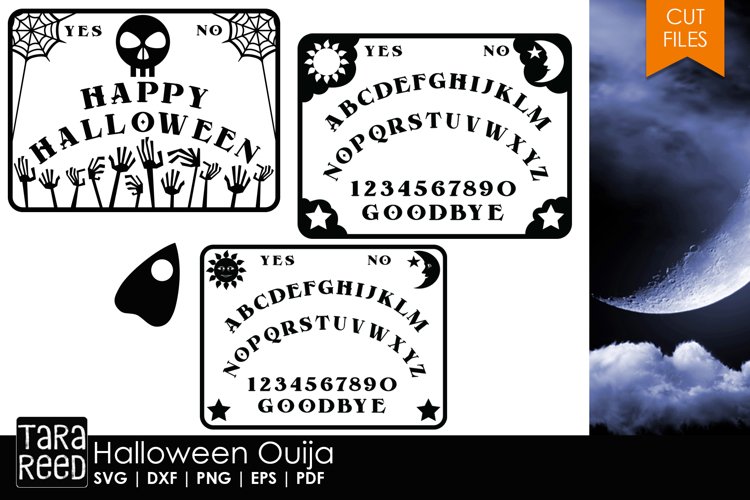 Halloween Ouija - Halloween SVG and Cut Files for Crafters example image 1