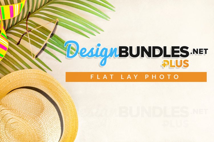 Tropical Summer Flat Lay Photo example image 1