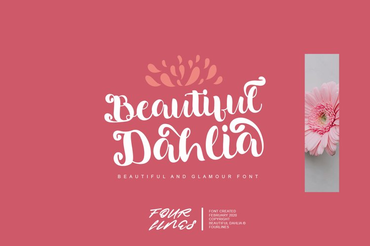 Beautiful Dahlia example image 1