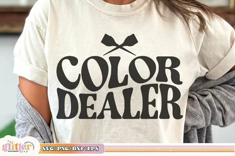Color Dealer Hairstylist SVG PNG DXF EPS