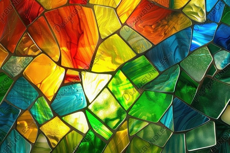 Stained Glass Texture Image 6
