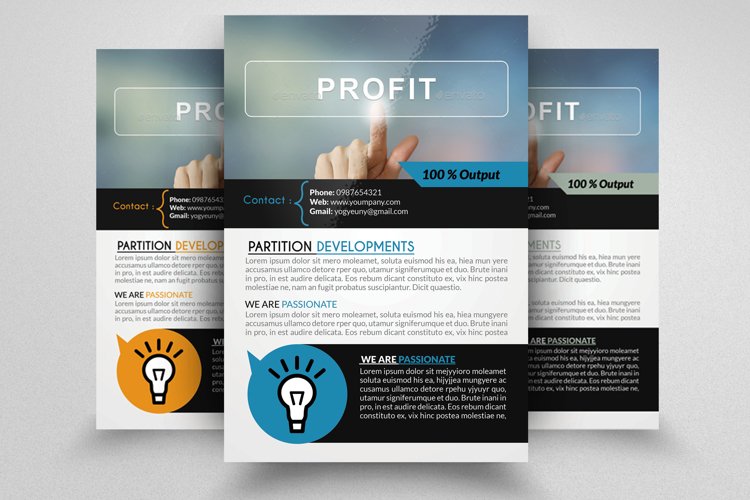 Business Profit Idea Flyers